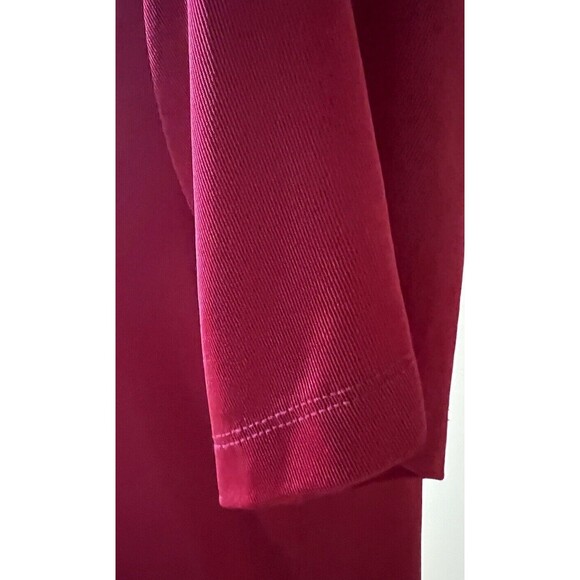 Slinky Brand HSN Dress Large Pink Sheath Knit SS with Silver Buckle Accent  NWT - Picture 8 of 13